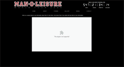 Desktop Screenshot of man-o-leisure.com