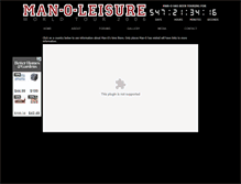 Tablet Screenshot of man-o-leisure.com